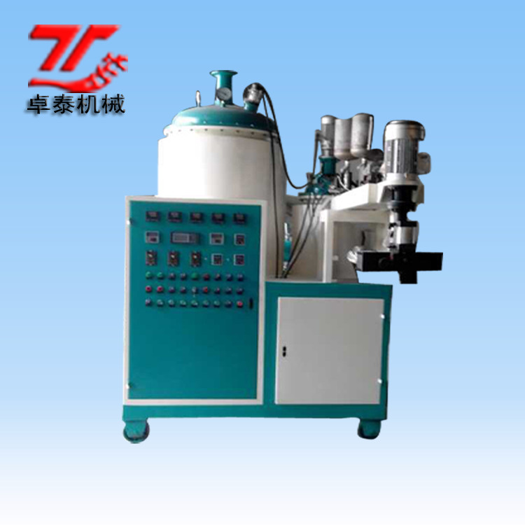全自動化中溫加色彈性體澆注機(油加式)